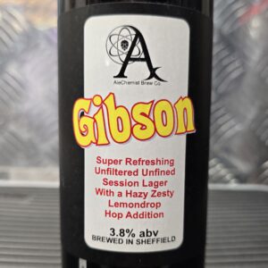 GIBSON - Session Lager - 3.8% abv